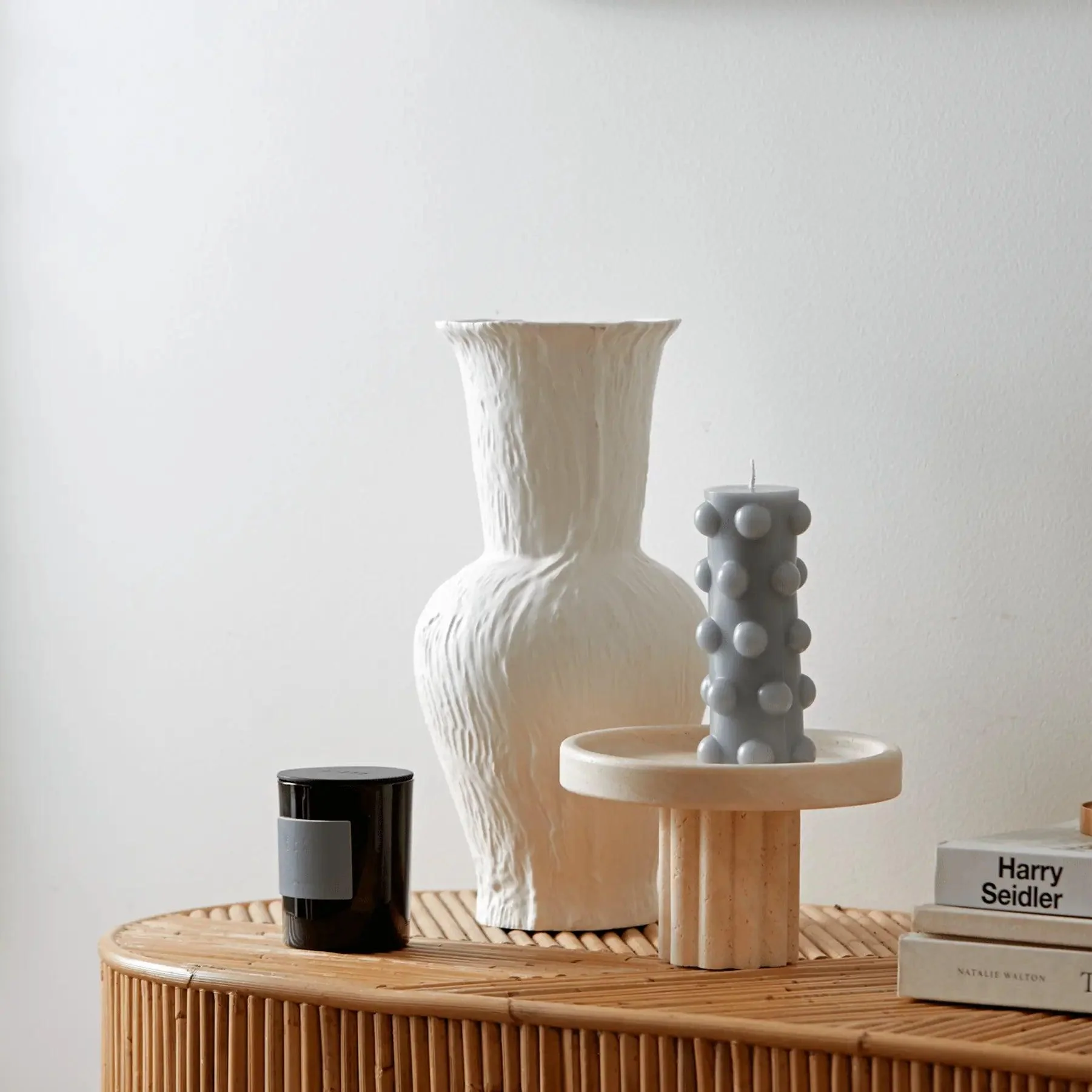 Column Tray -  Round / Travertine - Image 4