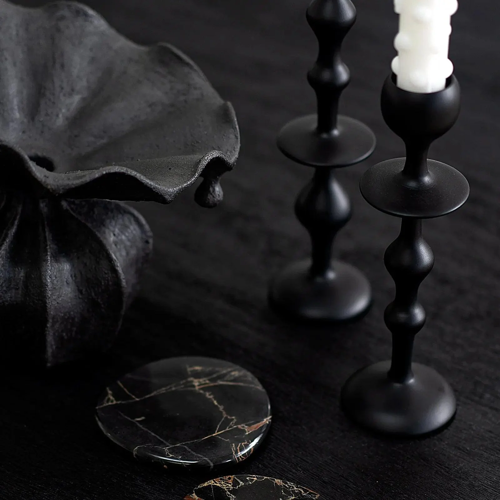 Infinity Candle Holder - Black Medium - Image 5
