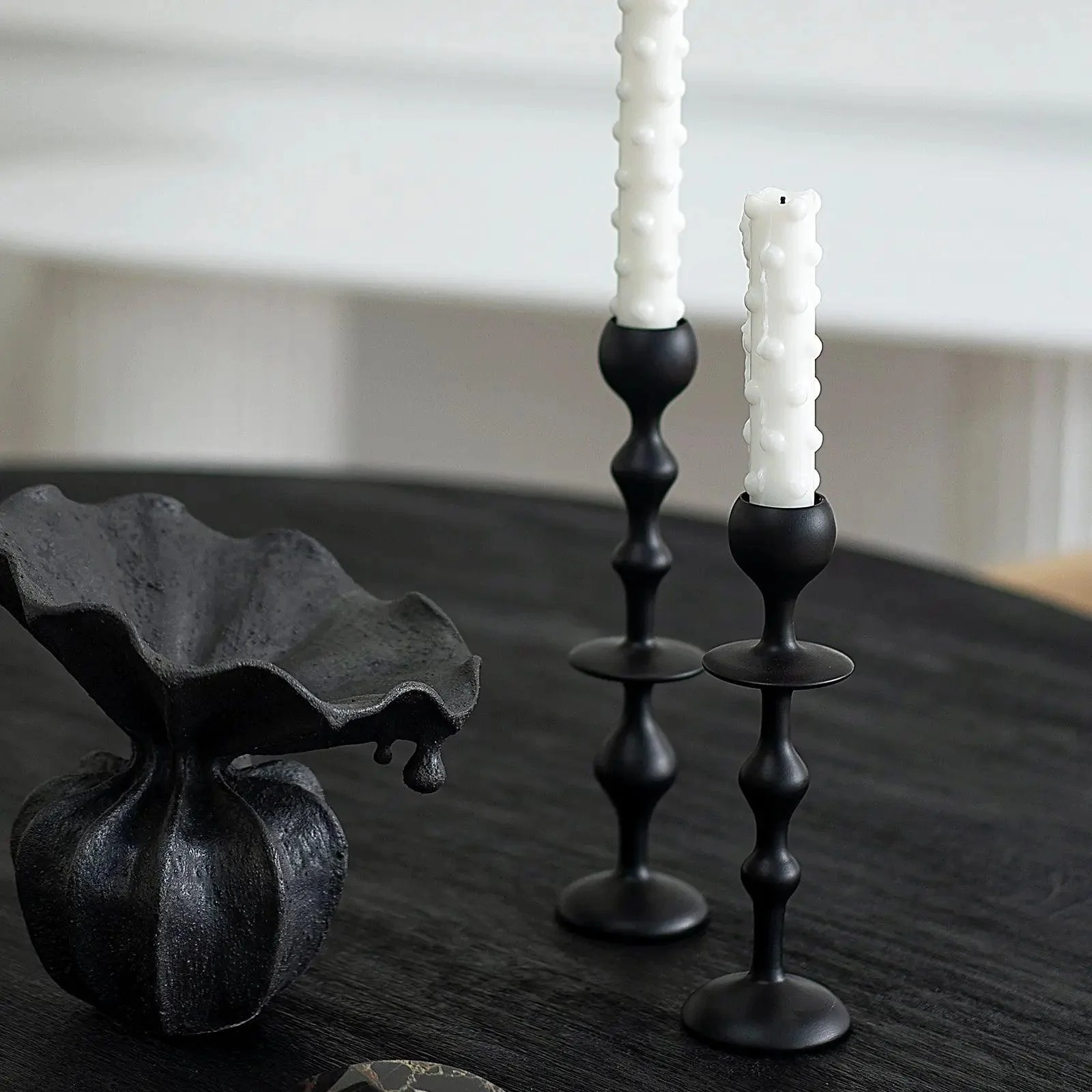 Infinity Candle Holder - Black Medium - Image 6