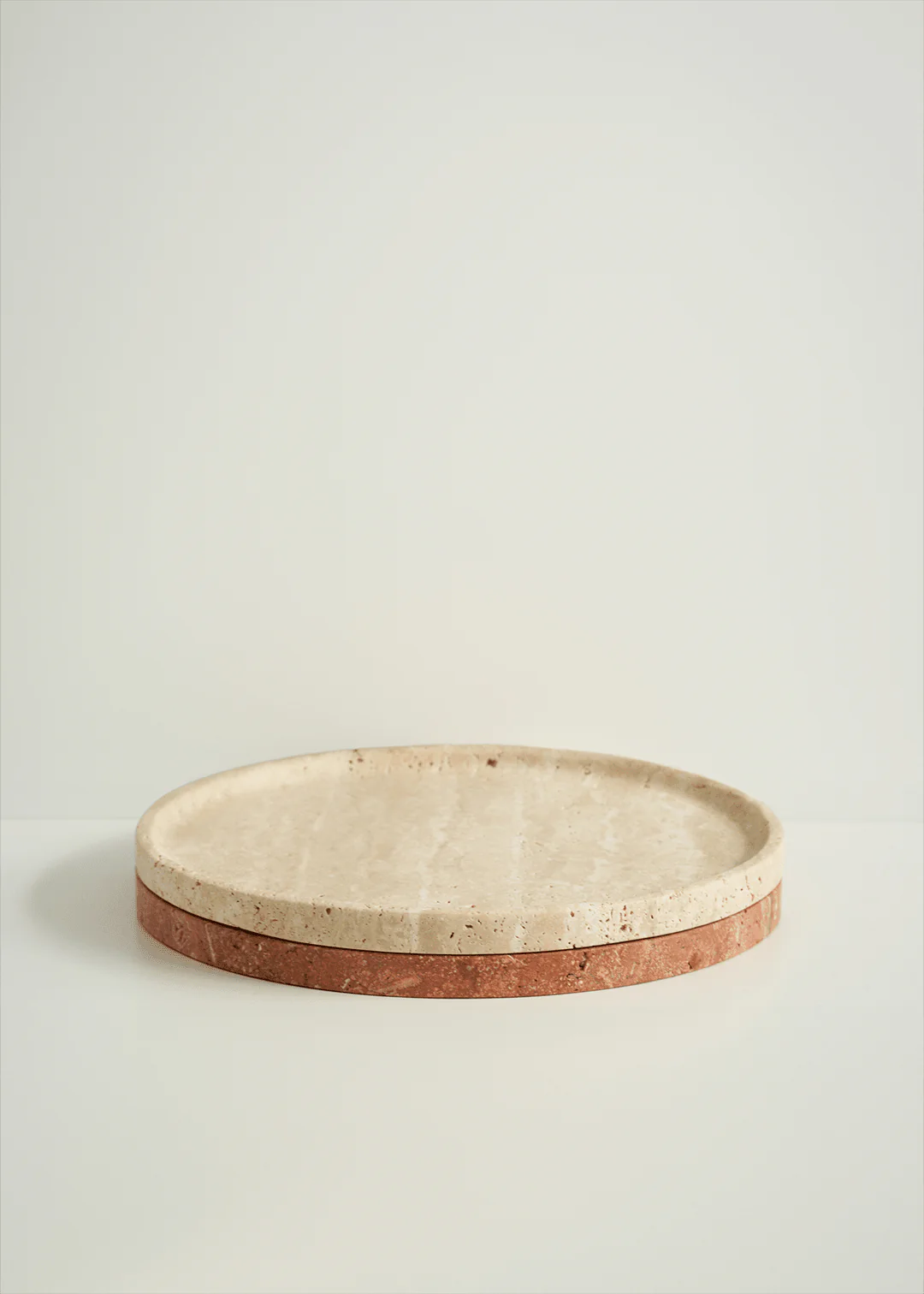 Linea Slim Marble Tray - Yellow Travertine - Image 6