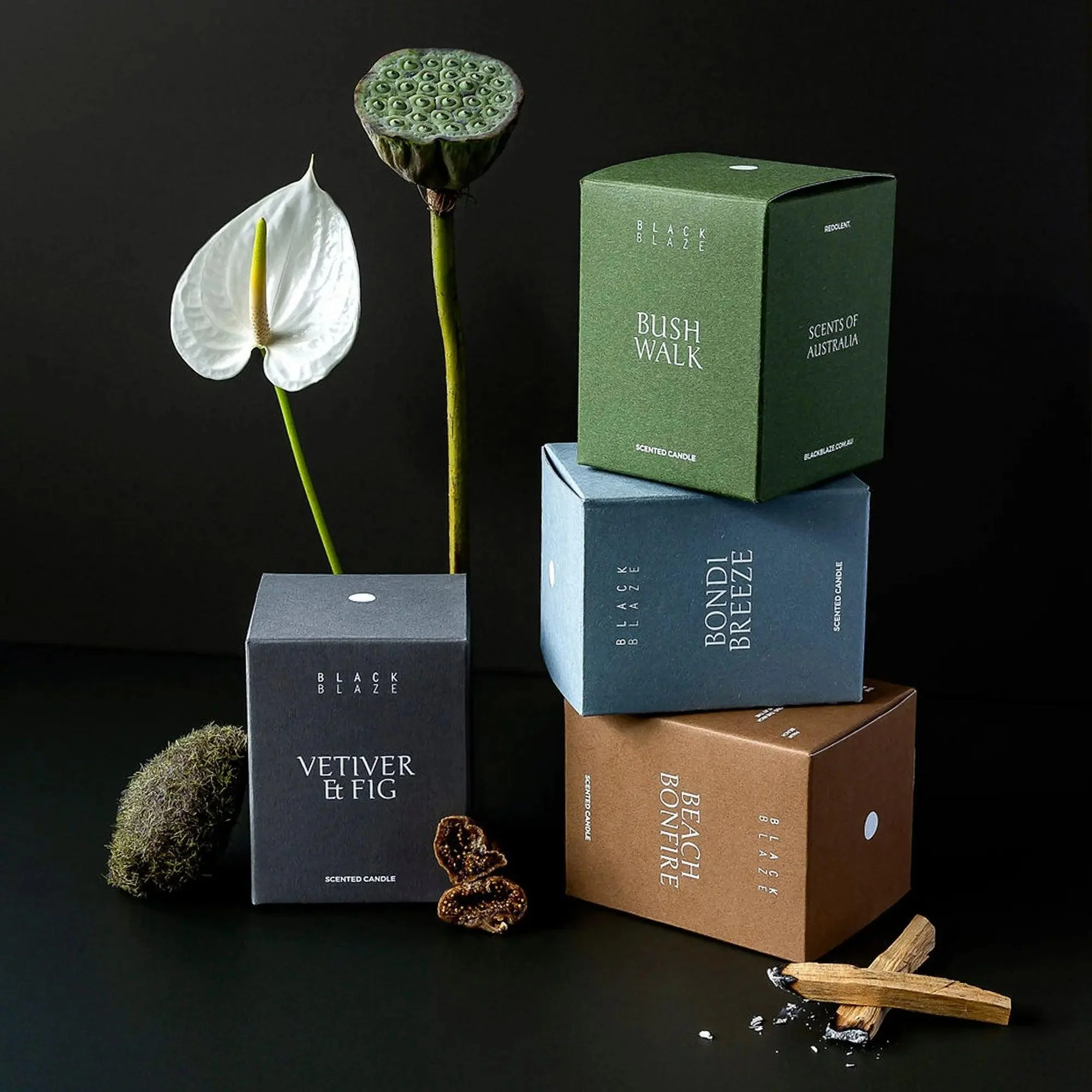 Vetiver & Fig Scented Candle 300g - Image 6